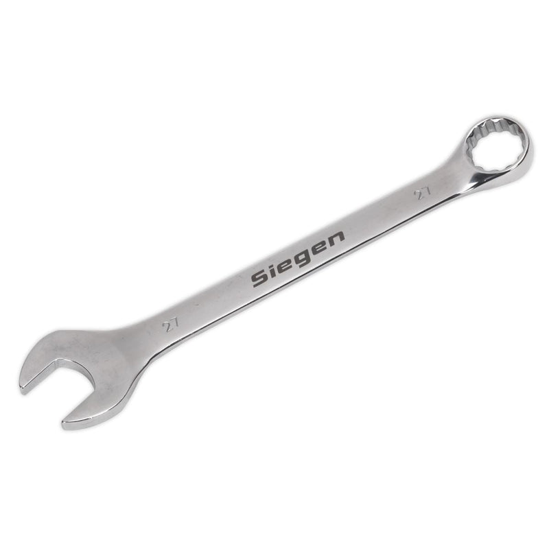Sealey Combination Spanner 27mm S01027 Siegen by Sealey - Dynamic Drive