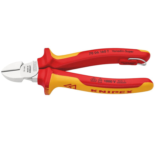 KNIPEX 70 06 160 T VDE Diagonal Cutter, 160mm - 70 06 160 T BK - image 1