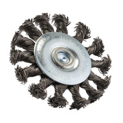Draper Steel Twist-Knot Wire Wheel Brush, 75mm 41434 Draper - Dynamic Drive