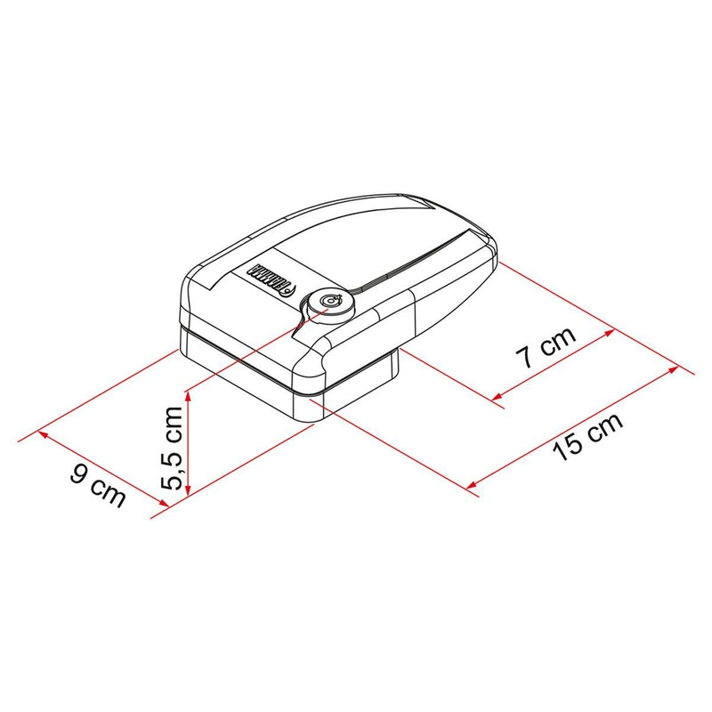 Fiamma Safe Door Grey for Caravans and Motorhomes Fiamma  - Dynamic Drive