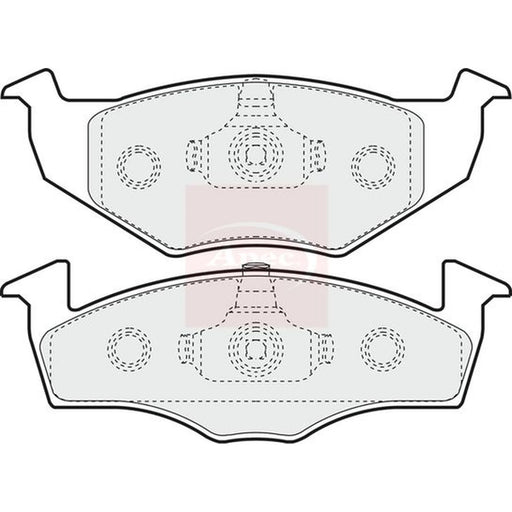 Apec Front Brake Pad Set PAD974