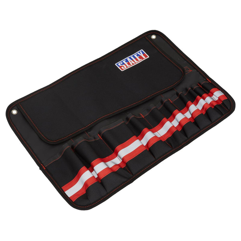 Sealey 10-Pocket Tool Roll SMC45 Sealey - Dynamic Drive