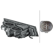 Hella Front Left Fog Light H7/H3 fits Volvo Fh 2005 on