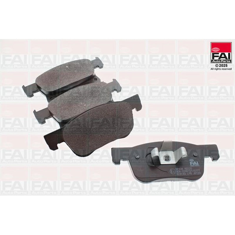 FAI Front Brake Pad Set fits Opel Adam 2014-2018 1.0