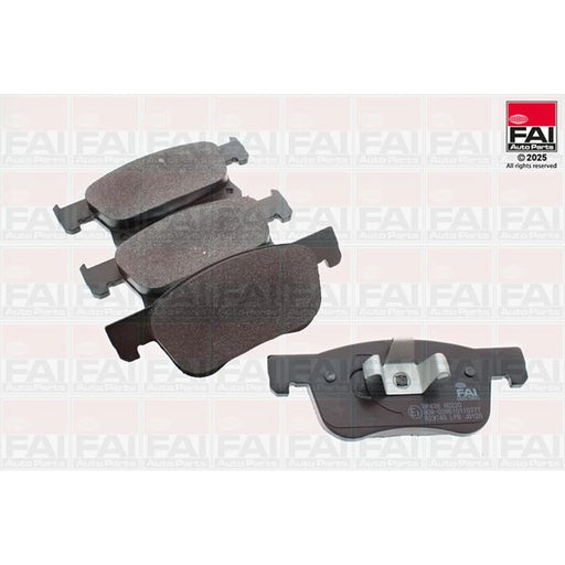 FAI Front Brake Pad Set fits Opel Adam 2014-2018 1.0