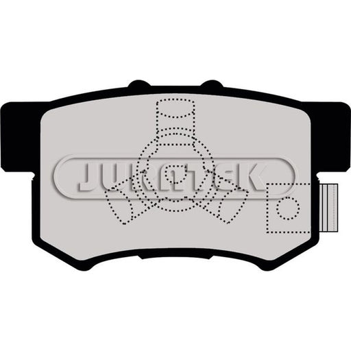 Juratek Rear Brake Solid Discs & Pads fits Honda Fr-V 2004-2009 1.7 1.8 2.0 2.2