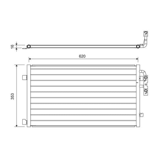 Valeo Air Conditioning Condenser 822719