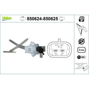 Valeo Electric Window Regulator Lifter Left Front 850624