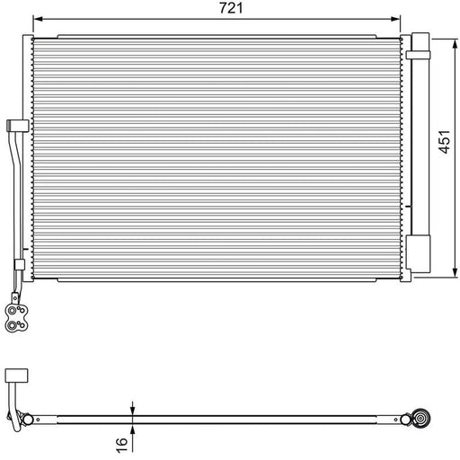 Valeo Air Conditioning Condenser 814379