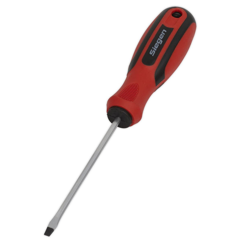 Sealey Screwdriver Slotted 3 x 75mm S01171 Siegen by Sealey - Dynamic Drive