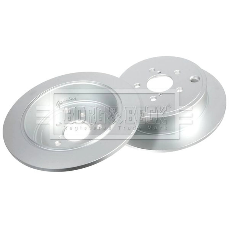 Borg & Beck Rear Brake Solid Discs & Pads fits Subaru Impreza 2009-2014 2.5