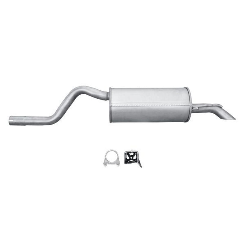 Hella End Silencer Rear fits Renault Thalia I 2000-2009 1.4