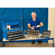 Draper Tool Chest, 4 Drawer, 26", Blue 14589 Draper - Dynamic Drive