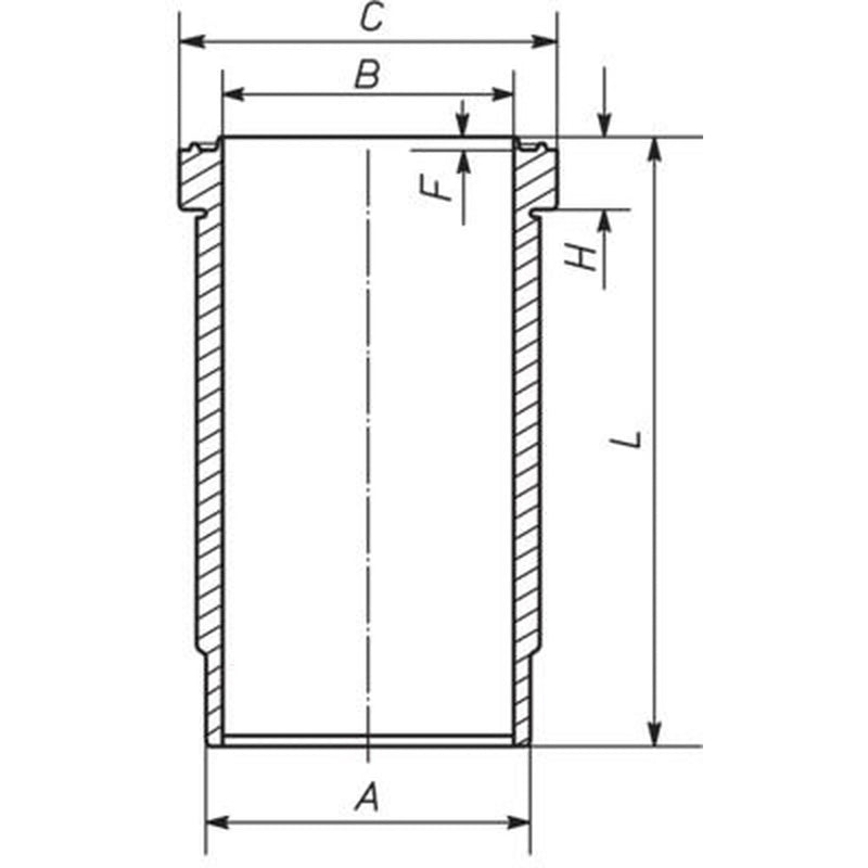 Mahle Engine Cylinder Liner Sleeve 140mm
