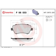 Brembo Front & Rear Brake Discs & Pads fits Renault Megane IV 2015 on 1.5
