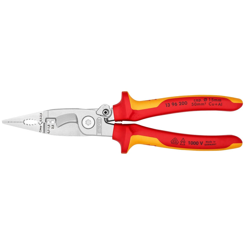 KNIPEX 13 96 200 SB Pliers for Electrical Installation Insulated with - image 1