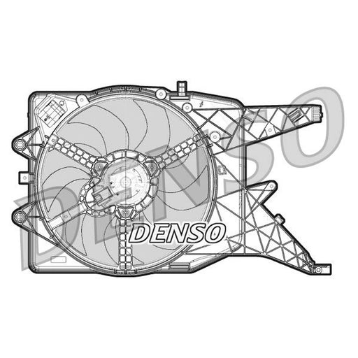 Denso Engine Cooling Fan fits Opel Corsa D 2006-2014 1.3 1.4 1.6 1.7