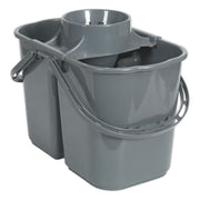 Sealey Mop Bucket 15L 2 Compartment BM07 Sealey - Dynamic Drive