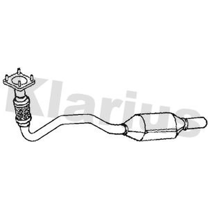 Klarius Catalyst Type Approved With Pipe Front fits Ford Transit 2000-2006 2.4