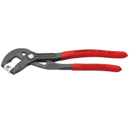 KNIPEX 85 51 180 C SB Hose Clamp Pliers, 180mm (self-service card/blister) - image 1