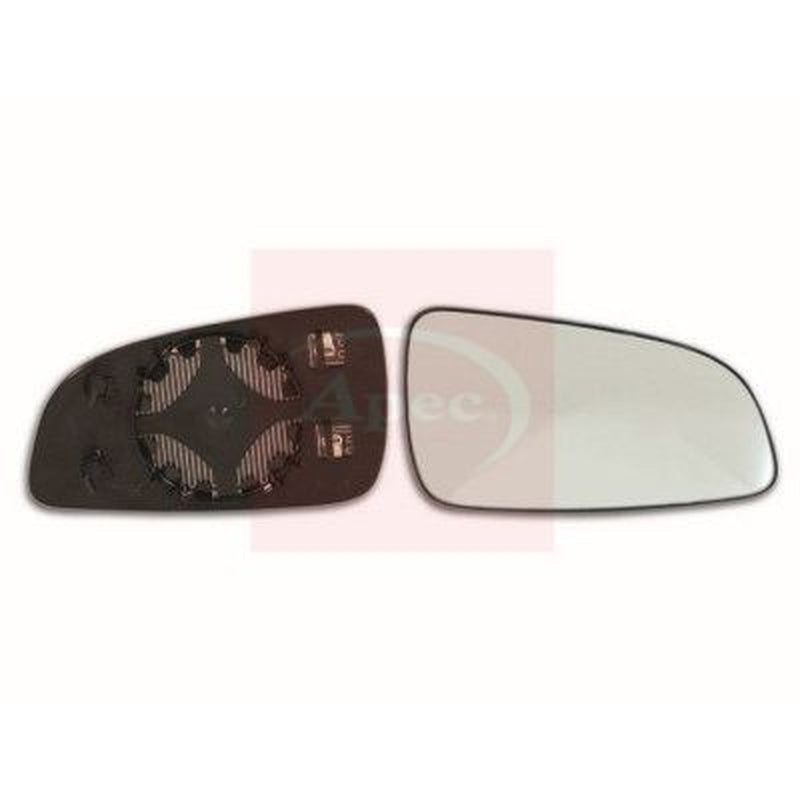 Apec Exterior Wing Mirror Glass Right fits Opel Astra H 2004-2014