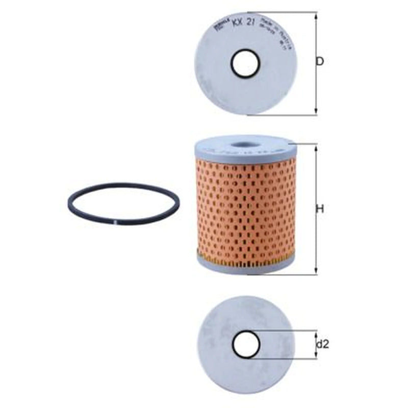 Mahle Fuel Filter Element