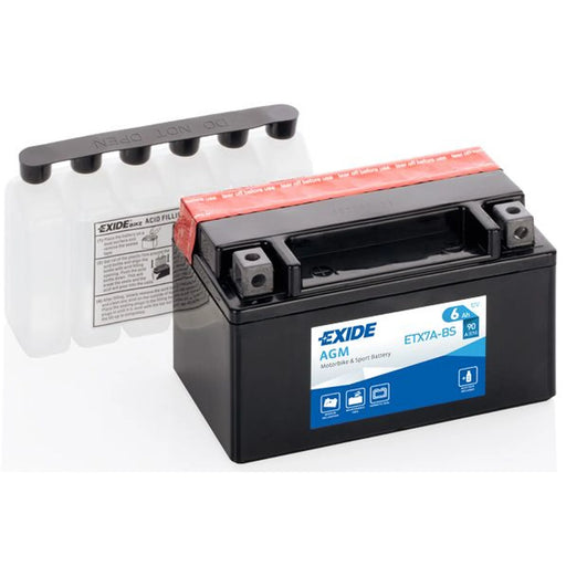Exide Battery 12V 6Ah 90A ETX7A-BS