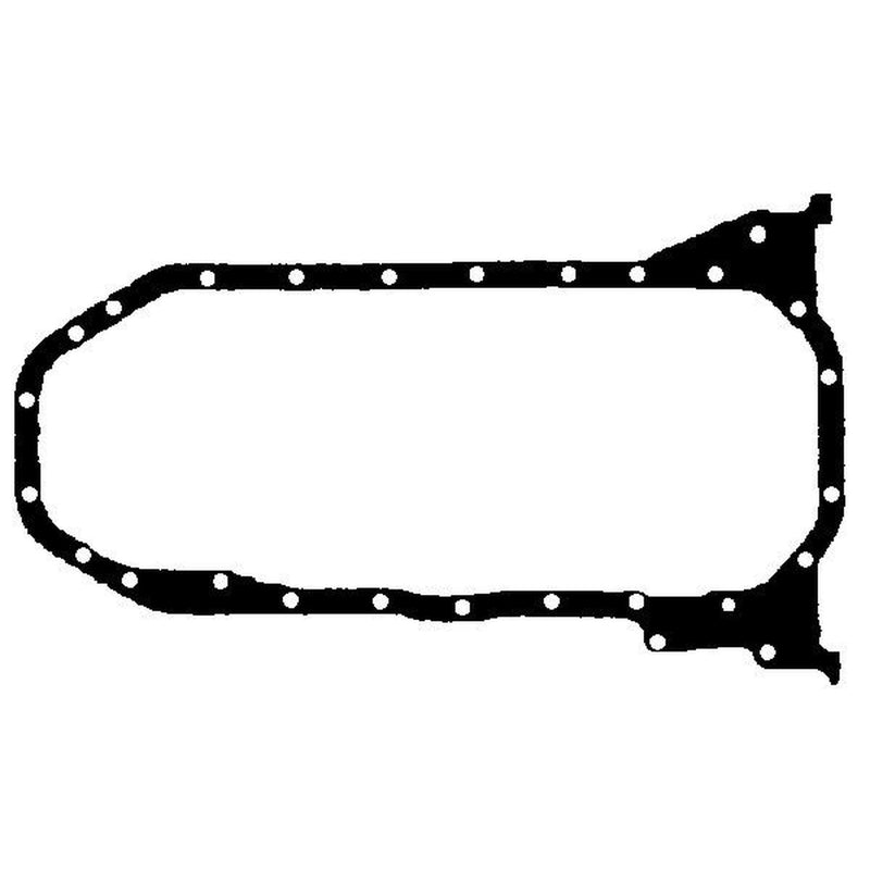 BGA Oil Sump Gasket Wide 1mm Thick fits Audi 100 C3 1989-1991 2.4