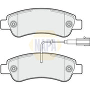 NAPA Rear Brake Pad Set fits Citroën Relay III 2011-2023 2.0 2.2 3.0