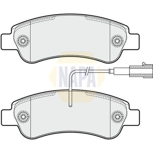 NAPA Rear Brake Pad Set NBP1415