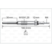 Valeo Diesel Engine Glow Plug 345230