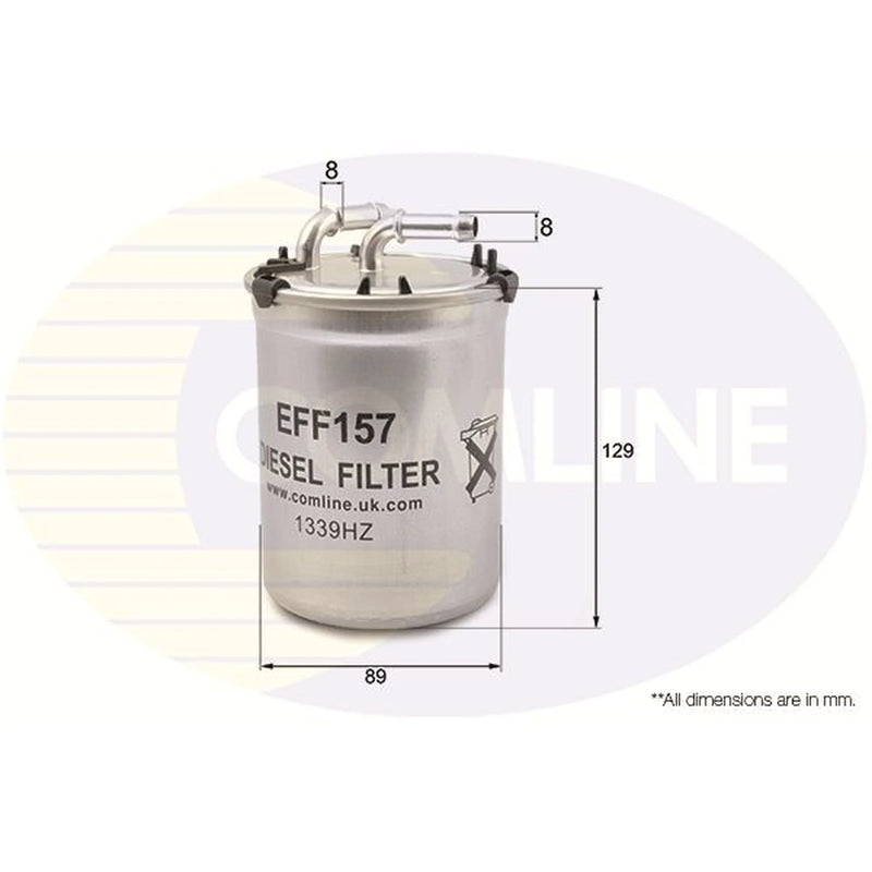 Comline Fuel Filter Element fits Audi A1 2010-2015 1.6