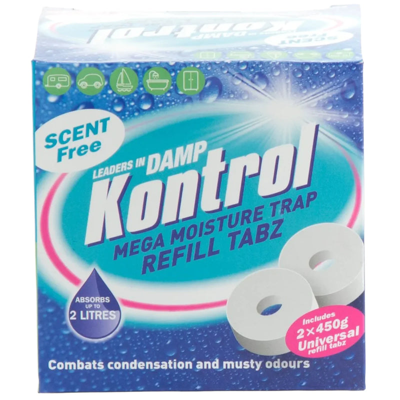 Kontrol Dehumidifier Refill Tabz – 2L Moisture Absorption