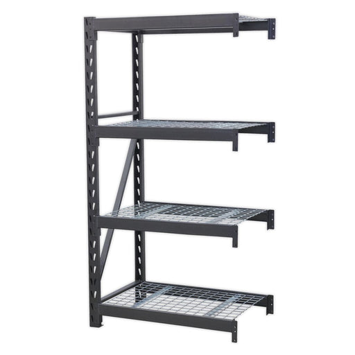 Sealey Heavy-Duty Racking Extension Pack with 4 Mesh Shelves 640kg Capacity Per Sealey - Dynamic Drive