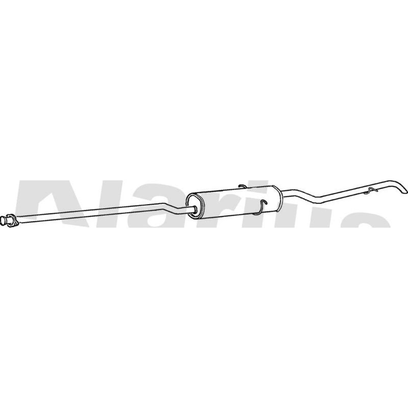 Klarius Box With Tail Pipe Rear fits Mercedes-Benz A-Class 1997-2004