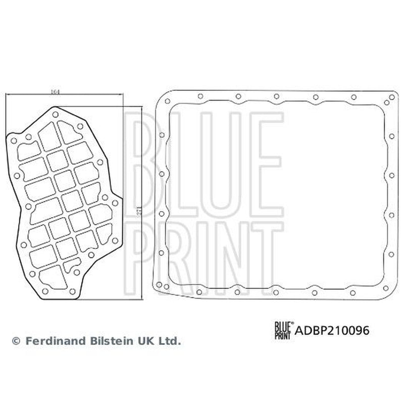 Blue Print Auto Trans Filter Kit fits Hyundai Genesis 2008-2012 2.0