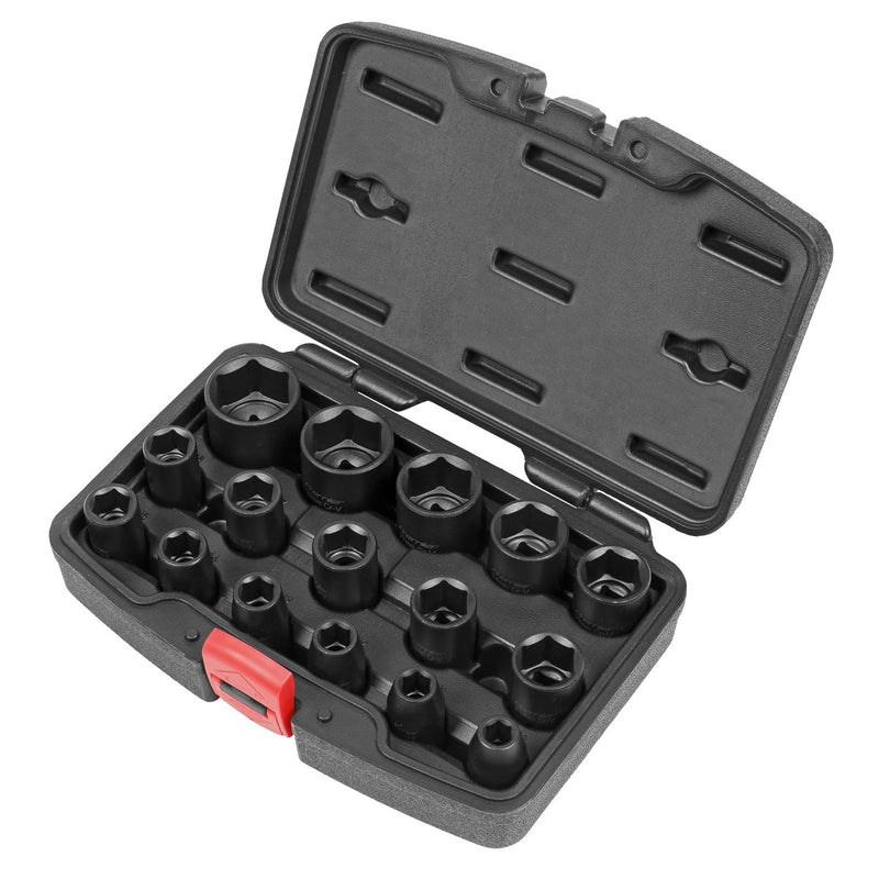 Sealey Premier Premier Impact Socket Set 1/2"Sq Drive 16pc AK5624M Sealey Premier - Dynamic Drive