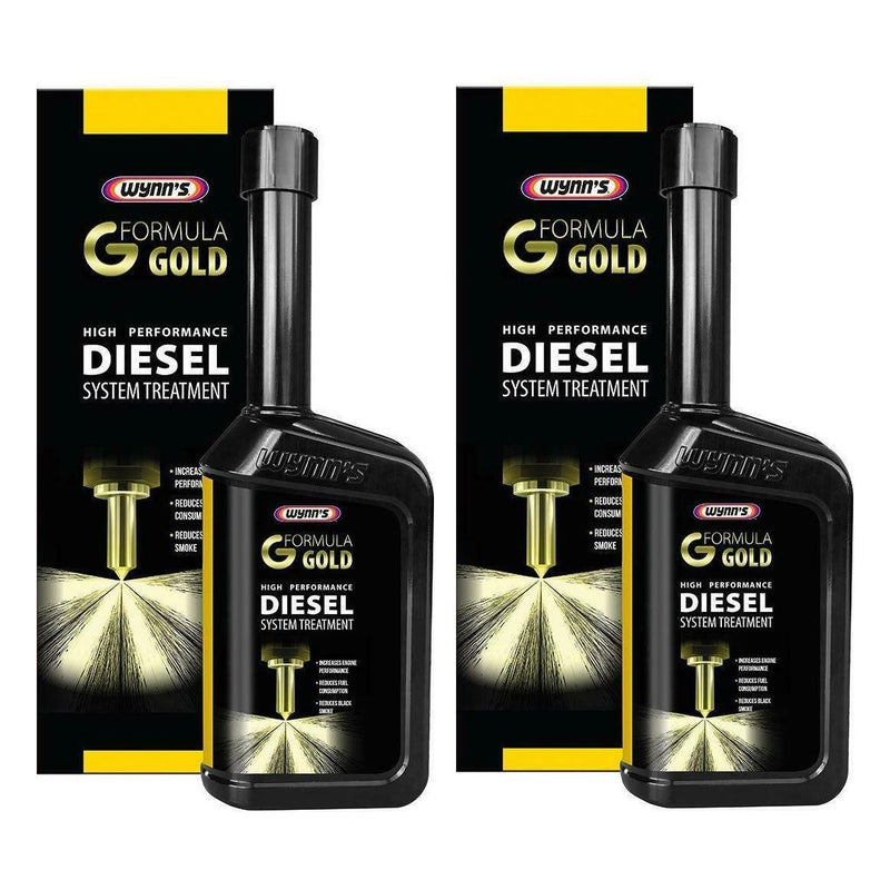 2x Wynns Formula Gold Powerful Diesel Fuel System Injector Cleaner Treatment 500ml Wynns - NN4 Online 