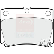 Apec Black Rear Brake Pad Set fits Mitsubishi Challenger 1996-2003 2.5 2.8 3.0