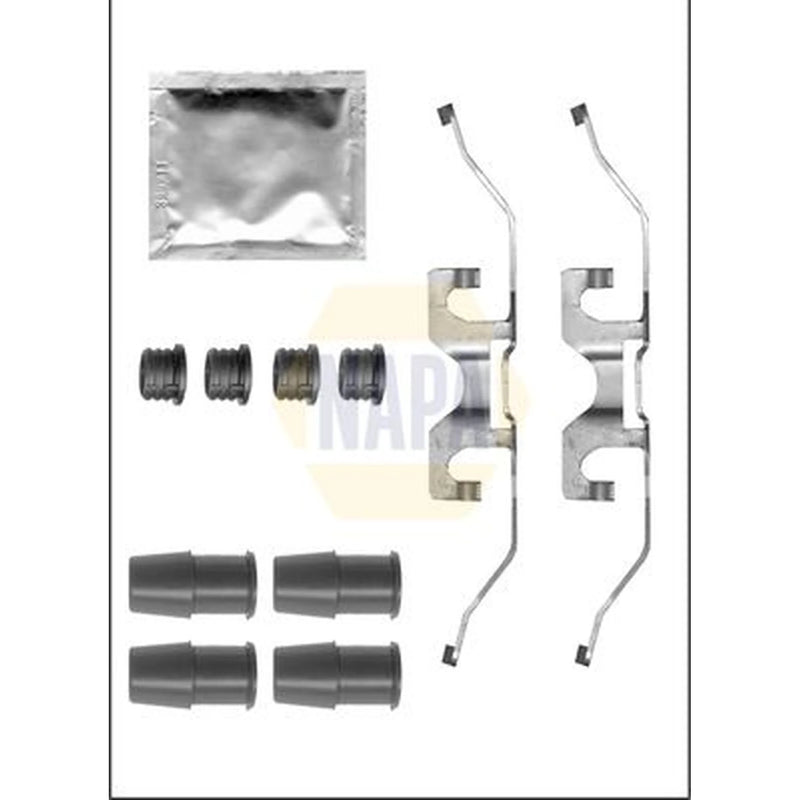 NAPA Brake Pad Accessory Fitting Kit Front fits Ford Focus III 2011-2020 2.0