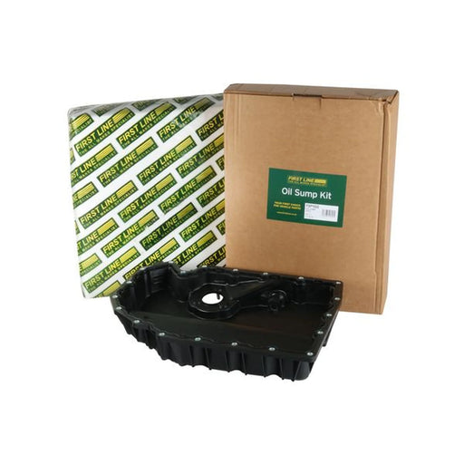 First Line Engine Oil Sump Pan Plastic fits Audi A1 2015-2018 1.8