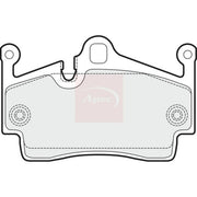 Apec Rear Brake Pad Set fits Porsche 718 Boxster 2016-2017 2.0 2.5