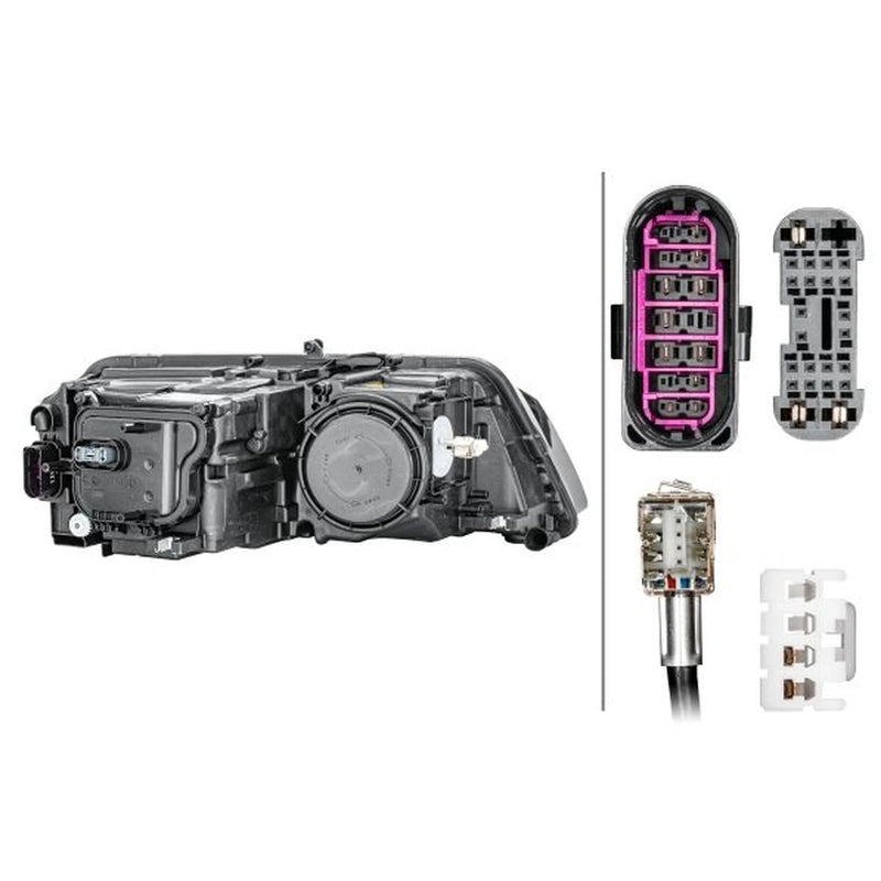 Hella Headlight Headlamp D3S/H7 Left fits Audi A8 D4 2009-2018
