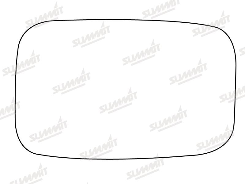 Summit Stick-On Standard Mirror Glass fits Vauxhall Frontera LHS RHS Summit - Bars 4 Cars