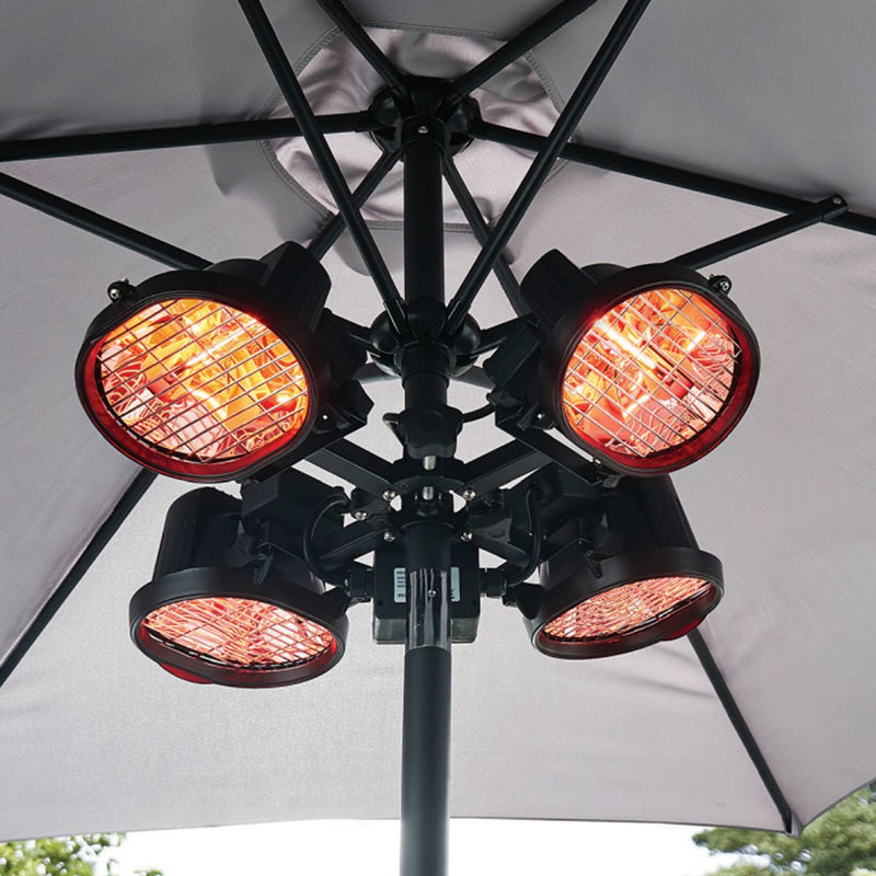 Dellonda 1800W Folding Parasol/Gazebo Infrared Heater Dellonda  - Dynamic Drive