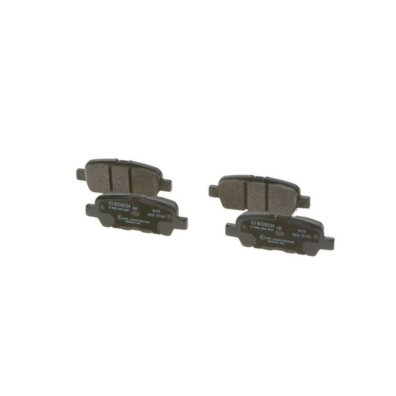 Bosch Front & Rear Pads fits Nissan Juke 2014-2019 1.6