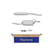 Hella End Silencer Rear fits Fiat Punto 1993-1999 1.2