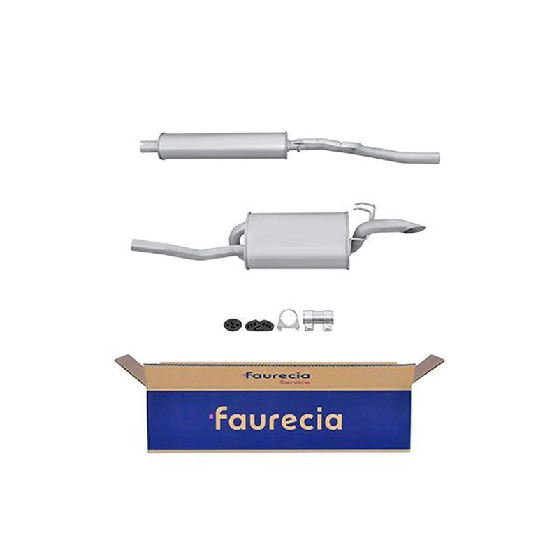 Hella End Silencer Rear fits Fiat Punto 1993-1999 1.2