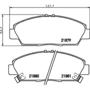 Mintex Front Brake Discs & Pads fits Honda Prelude 1992-2000 2.0