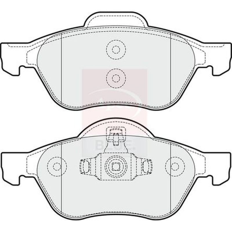 Apec Front & Rear Brake Discs & Pads fits Renault Megane III 2008-2015 1.6